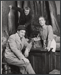 Donald Houston [top] and unidentified others in the 1957 Broadway production of Under Milk Wood