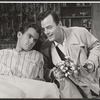 Dean Jones and Gig Young in the stage production Under the Yum-Yum Tree