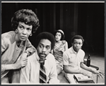 Robin Braxton, Demond Wilson, Norma Darden and unidentified in the stage production Underground