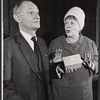 Alan Webb and Doris Rich in rehearsal for the stage production UTBU