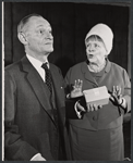 Alan Webb and Doris Rich in rehearsal for the stage production UTBU