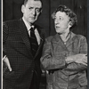 Tony Randall and Margaret Hamilton in rehearsal for the stage production UTBU