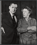 Tony Randall and Margaret Hamilton in rehearsal for the stage production UTBU