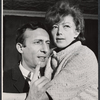 Tom Aldredge and Cathryn Damon in rehearsal for the stage production UTBU