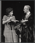 Cathryn Damon and Tony Randall in the stage production UTBU