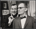 Tony Randall and Alan Webb in the stage production UTBU