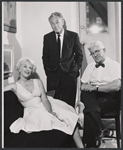 Jan Sterling, William Prince and Shepard Traube in the stage production Venus at Large