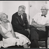 Jan Sterling, William Prince and Shepard Traube in the stage production Venus at Large