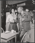Sylvia Sidney and Luther Adler in the stage production A Very Special Baby