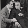 Jack Warden and Luther Adler in the stage production A Very Special Baby