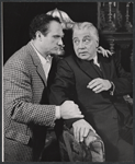 Jack Warden and Luther Adler in the stage production A Very Special Baby