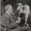 Luther Adler and Sylvia Sidney in the stage production A Very Special Baby