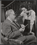Luther Adler and Sylvia Sidney in the stage production A Very Special Baby