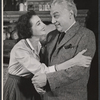 Sylvia Sidney and Luther Adler in the stage production A Very Special Baby