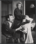 Tom Aldredge and Sylvia Sidney in the stage production Vieux Carre