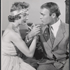 Fayne Blackburn and Peter Masterson in the stage production The Villa of Madame Vidac