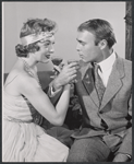 Fayne Blackburn and Peter Masterson in the stage production The Villa of Madame Vidac