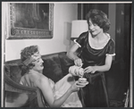 Fayne Blackburn and Peggy Romano in the stage production The Villa of Madame Vidac