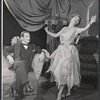 Peter Pagan and Fayne Blackburn in the stage production The Villa of Madame Vidac