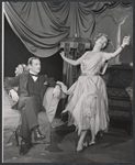 Peter Pagan and Fayne Blackburn in the stage production The Villa of Madame Vidac