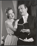 Fayne Blackburn and Peter Pagan in the stage production The Villa of Madame Vidac