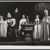 Claire Bloom and unidentified others in the stage production Vivat! Vivat Regina!