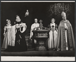 Claire Bloom and unidentified others in the stage production Vivat! Vivat Regina!
