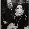 Claire Bloom and unidentified in the stage production Vivat! Vivat Regina!