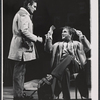 Richard Kuss and Robert Duvall in the stage production Wait Until Dark