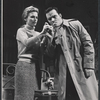 Lee Remick and James Congdon in the stage production Wait Until Dark