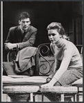 Mitchell Ryan and Lee Remick in the stage production Wait Until Dark