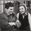 Mitchell Ryan and Lee Remick in the stage production Wait Until Dark