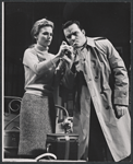 Lee Remick and James Congdon in the stage production Wait Until Dark