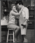 Lee Remick and James Congdon in the stage production Wait Until Dark