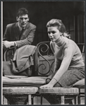 Mitchell Ryan and Lee Remick in the stage production Wait Until Dark