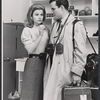 Lee Remick and James Congdon in the stage production Wait Until Dark