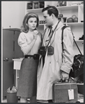 Lee Remick and James Congdon in the stage production Wait Until Dark