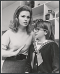 Lee Remick and Julie Herrod in the stage production Wait Until Dark