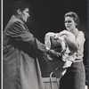 Mitchell Ryan and Lee Remick in the stage production Wait Until Dark