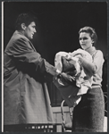 Mitchell Ryan and Lee Remick in the stage production Wait Until Dark