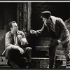 George C. Scott [left] and unidentified in the stage production The Wall
