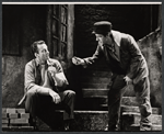 George C. Scott [left] and unidentified in the stage production The Wall