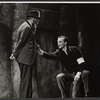 George C. Scott [right] and unidentified in the stage production The Wall