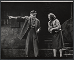 Joseph Buloff and unidentified in the stage production The Wall