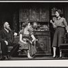 Muni Seroff [left], Yvonne Mitchell [right] and unidentified [center] in the stage production The Wall