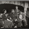 George C. Scott, Marian Seldes [center] and unidentified others in the stage production The Wall