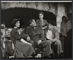 George C. Scott, Marian Seldes [center] and unidentified others in the stage production The Wall