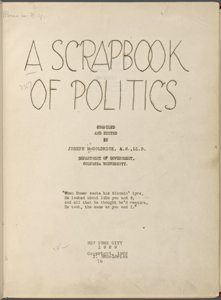 A scrapbook of politics