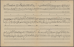 Clean copy of a graph of Sonata, Op. 106, 4th movement, measures 1-119, in the hand of Angi Elias
