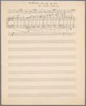 Clean copy of a graph of Sonata, Op. 106, 4th movement, measures 383-400, in the hand of Angi Elias